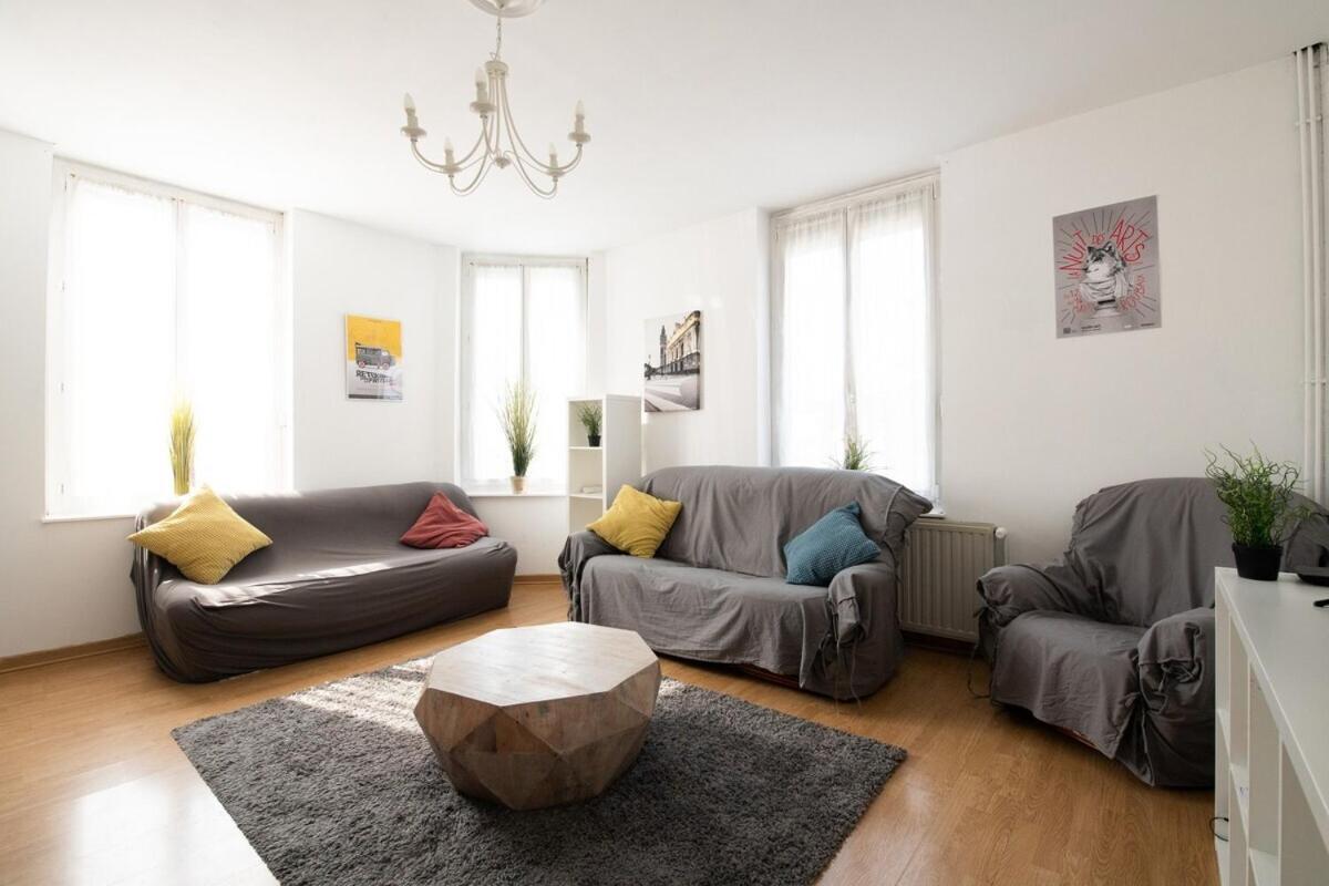 Maison Cosy 4 Chambres, Terrasse, Garage Prive Croix Zewnętrze zdjęcie